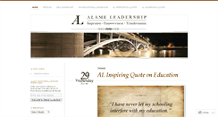 Desktop Screenshot of alameleadership.com